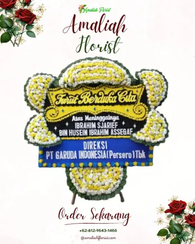 Papan Bunga Duka di Ketitangkidul