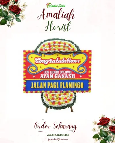 Bunga Papan Congratulation di Ketitangkidul